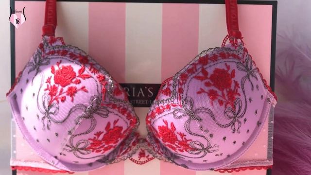 Комплект Rosebud Dot Push-Up Bra розовый смотреть онлайн