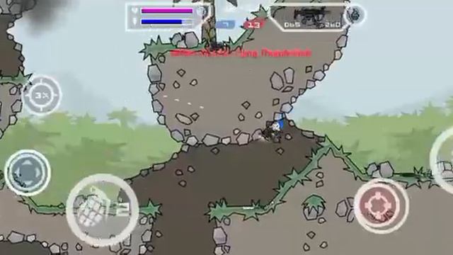 my brother is playing mini militia, my brother's game play 😱 noob смотреть онлайн