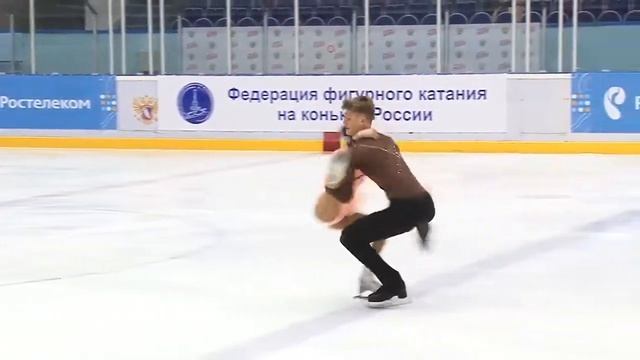 Первенство России старшего возраста 2018 Спoртивные пары КП 5 В  МАКАРОВА  В  СЛЕДЬ МОС