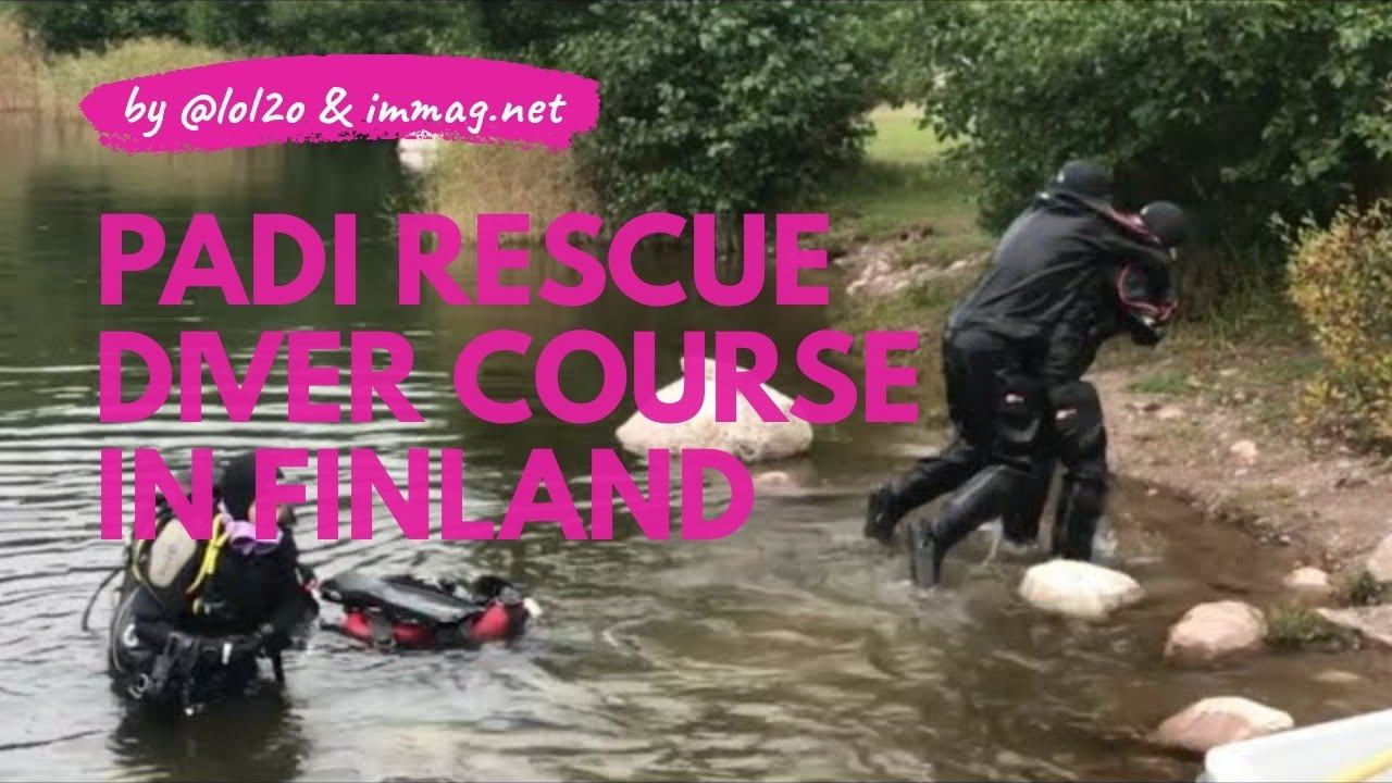 PADI Rescue Diver course in Finland - Курс Дайвера-спасателя в Финляндии