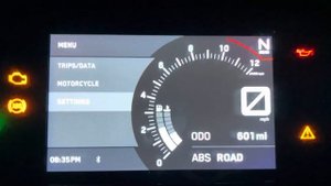 How to reset the service light on a 2021 Ktm duke 390 with no preference option