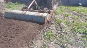 Работа почвофрезы