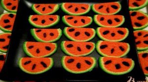 Печенье Арбузные дольки