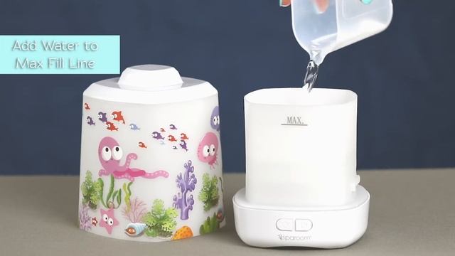 Kids Korner OceanMist Essential Oil Diffuser by SpaRoom смотреть онлайн