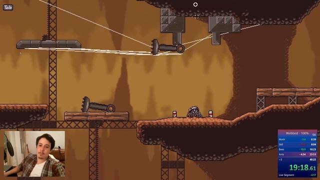 Webbed - 100 speedrun FIRST EVER SUB-40 - 38:26 RTA Former WR