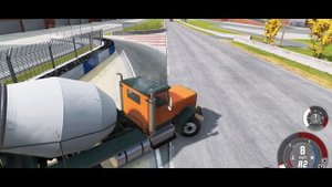 Kamaz against the bridge BeamNG DRIVE || Камаз против моста  BeamNG DRIVE