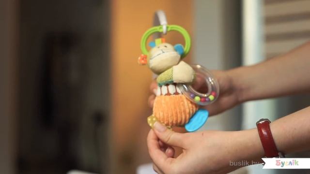 Погремушка "Веселая обезьянка" Rainbow. смотреть онлайн