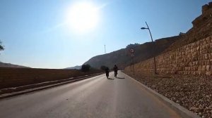 Uphill trial - Cycling in Wadi Hanifa, Riyadh, Saudi Arabia - Dec 4, 2020