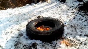 Горящая шина