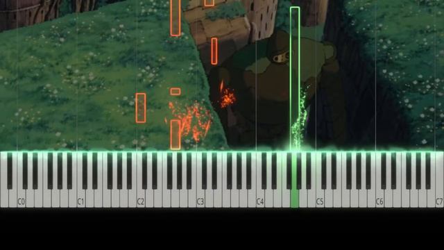Castle in the Sky | 天空之城 - The Forgotten Robot Solider - Synthesia Piano Tutorial (HQ Audio) смотреть онлайн