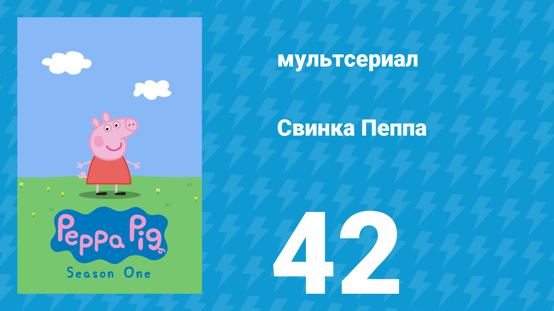 Свинка Пеппа 1 сезон 42 серия (мультсериал, 2004)