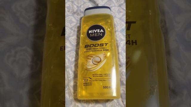 NIVEA MEN BOOST 24 HOUR FRESH EFFECT 3 in 1 shower gel 500 mL смотреть онлайн