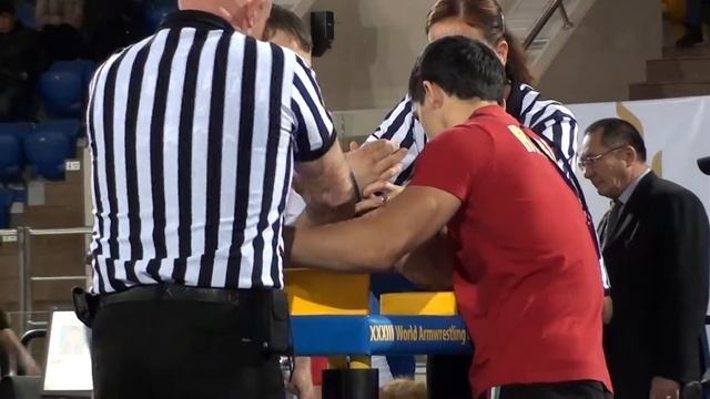 World Armwrestling Championship 2011 - Raikhanov vs Dzitiev (Right Hand) смотреть онлайн