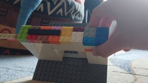 как сделать грузовой лифт  из лего