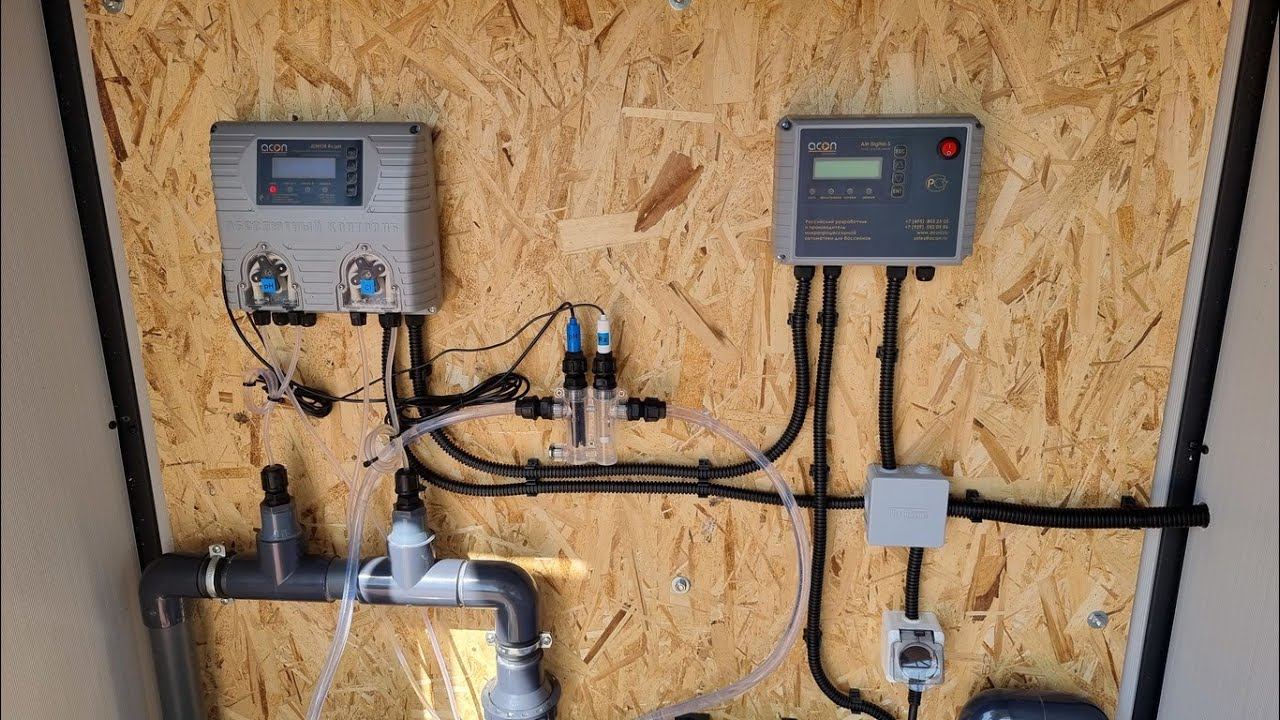 Станция Акон для Каркасного Бассейна! Очистка и обработка воды без проблем с автоматикой Acon! смотреть онлайн