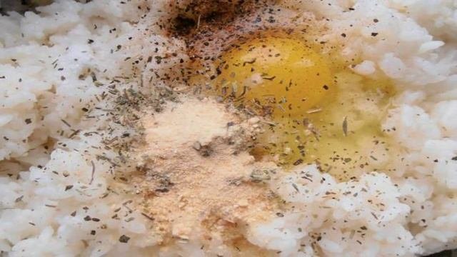 Рисовые котлеты с капустой