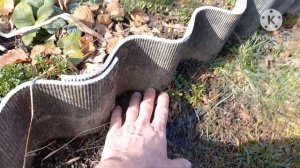 Шифер после трех лет в земле.