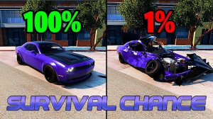 Реалистичные аварии с шансом на выживание #45 😱|BeamNG.Drive| Бименджи Драйв