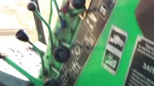 Пуск и работа комбайн СК-5 "НИВА"на уборке ячменя.