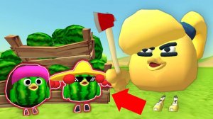 ЭКСТРЕМАЛЬНЫЕ КАМУФЛЯЖНЫЕ ПРЯТКИ В ЧИКЕН ГАНЕ! 2 ЧАСТЬ! CHICKEN GUN!