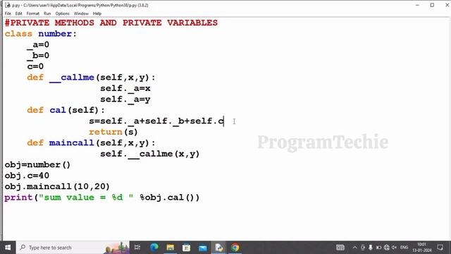 Python Constructor and Destructor Tutorial in Tamil
