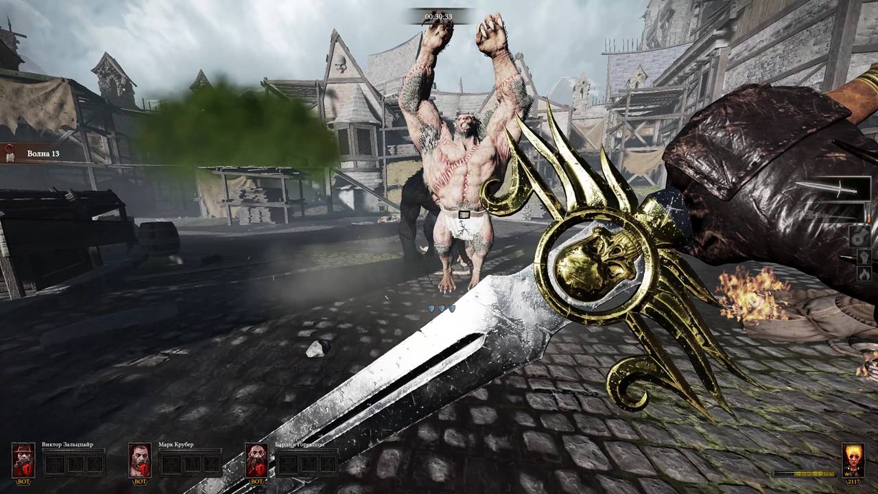 Vermintide - Solo No Bots Town Meeting Heroic Waves 1-13 #Wizard