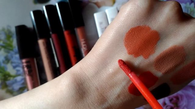 💋ПРОВЕРЯЕМ НА СТОЙКОСТЬ МАТОВЫЕ ПОМАДЫ💄СВОТЧИ