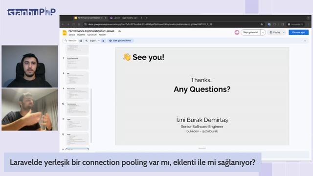 İstanbul PHP - Laravel Performance Optimization, İzni Burak Demirtaş