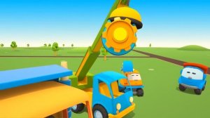 Лева Грузовичок и Парк Аттракционов - все серии подряд - Мультики про машинки