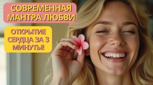 Современная Мантра Любви Действует Неделю как Глубокая Медитация! Просто слушай Каждый День!