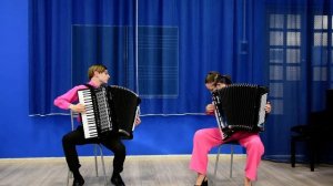 Дуэт аккордеонистов Ситников Никита и Булдакова Александра УР, г. Глазов, МБУ ДО "ДШИ 2"