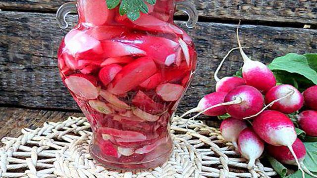 Редиска маринованная