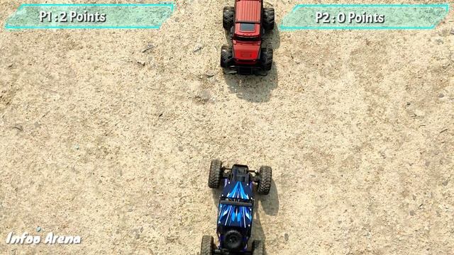 Mini RC Car Race  RC Monster Car Vs RC Off-road Car  Car Vs Car Fight