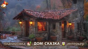 Сказочный дом мечты – 3D идея для вдохновения с планировкой и интерьером 🏡🏚️🏠 вариант (61)