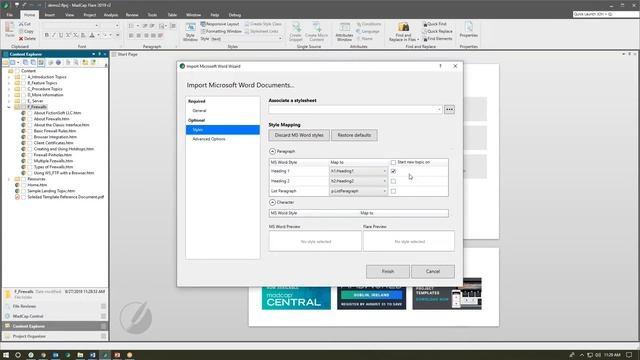 MadCap Flare 2019 r2 - New Feature: Improved Word Import