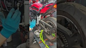 как обслужить цепь на мотоцикле?