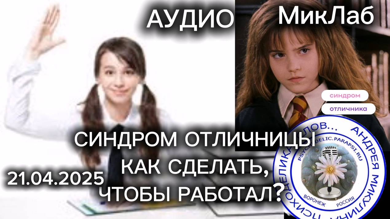 Синдром Отличницы. Как сделать, чтобы работал? Психоделика Слов. Прямой Эфир с Андреем Микулиным