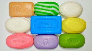 Асмр резка яркого мыла. расслабляющее видео перед сном. cutting soap. asmr