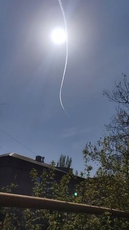 Над Донецком сегодня