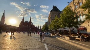 🚶♀️Прогулка по летней Москве! Павелецкий вокзал — Пятницкая улица — Красная площадь🌇✨📌👏