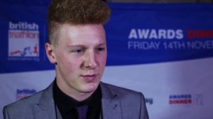 Tom Stead winner of the British Triathlon Male Age-Group Triathlete of the Year