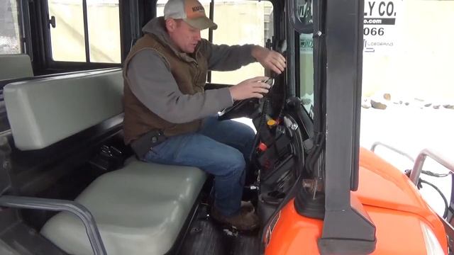 2016 Kubota RTV1140 CPX 4 Seater Side By Side UTV Cab Heat Boss Plow Spreader 256 Hours For Sale ! смотреть онлайн