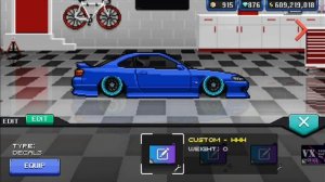 Nissan Silvia S15 Drag Build [6.0sec] // Pixel Car Racer!