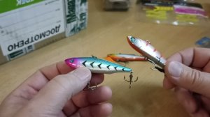 Распаковка посылки с воблером Generic Craft Total Crank и ВИБами German по заказу Fmagazin