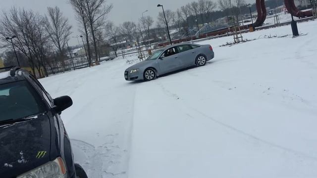audi a6 w tdi snow drift смотреть онлайн