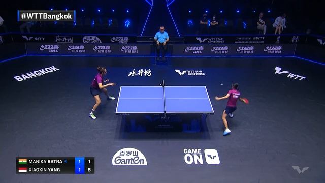 Manika Batra vs Xiaoxin Yang | WS R32 | WTT Star Contender Bangkok 2023