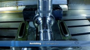 ECOROLL Роликовое выглаживание отверстия инструментом типа G1.1