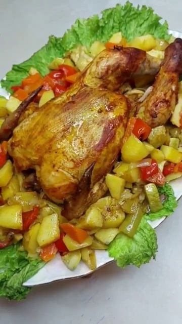 скоро новый год.и этот рецепт курицы в духовке украсит любой праздничный стол подписаться 😘 смотреть онлайн