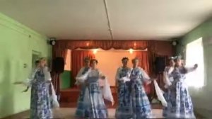 Хоровод "За речкой, за быстрою ",  танцевальный коллектив "Мгновение", село Красный Лиман