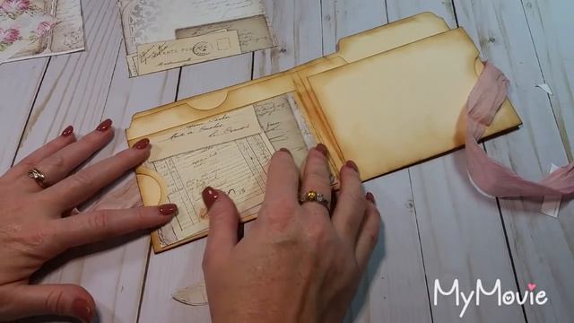(Part 2) File Folder Mini Journal / Booklet Tutorial смотреть онлайн